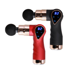 Mini Foldable Touch LCD Massage Gun with Hot Compress, Long-lasting Power, and Muscle Fascia Relaxation