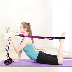 Nylon Fitness Yoga Band - Tension Stretching Belt for Home Pilates & Resistance Training