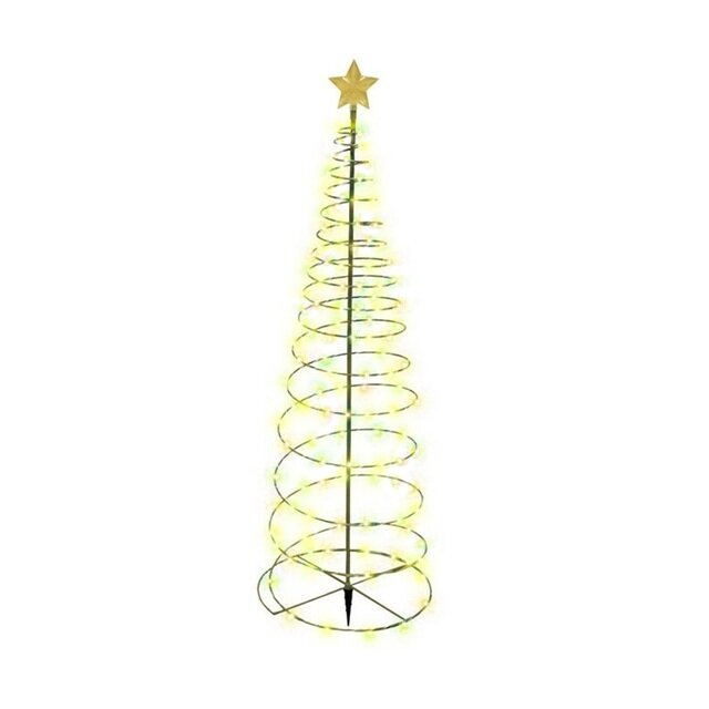 Creative LED Christmas Spiral Tree Lights - Outdoor Xmas Decor