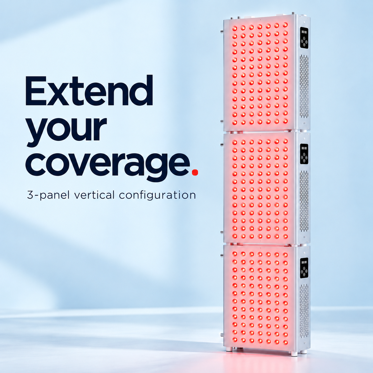 7HW EmberStack Modular Red Light Panel for Full-Body Recovery & Skin