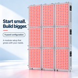 7HW EmberStack Modular Red Light Panel for Full-Body Recovery & Skin