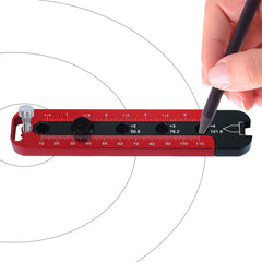 Adjustable Woodworking Compass - Metric/Inch Circle Drawing Tool & Scriber