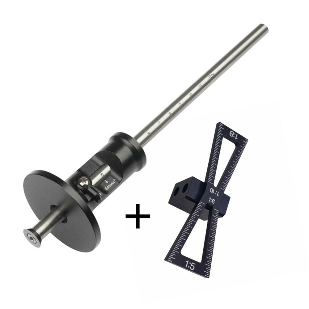 Aluminum Alloy Wheel Marking Gauge for Woodworking - Jig Tool Set & Scriber