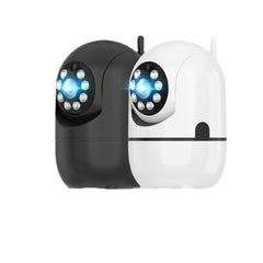 1080P Indoor PTZ WiFi IP Camera with Two-Way Audio, Cloud Storage, Night Vision, Waterproof, Dual Light Source, Baby Monitor