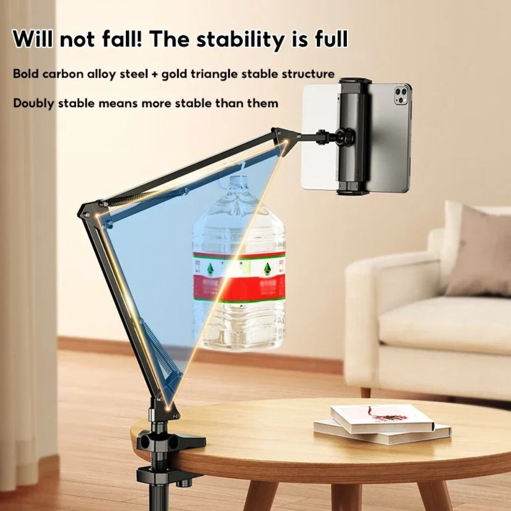 Adjustable Mobile Phone & Tablet Stand - Bedside, Desktop, Cantilever Holder for All Devices