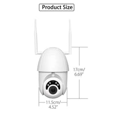 1080P HD PTZ Speed Dome IP Camera - Pan Tilt, IR, WiFi, Night Vision, Waterproof Outdoor Security Camera