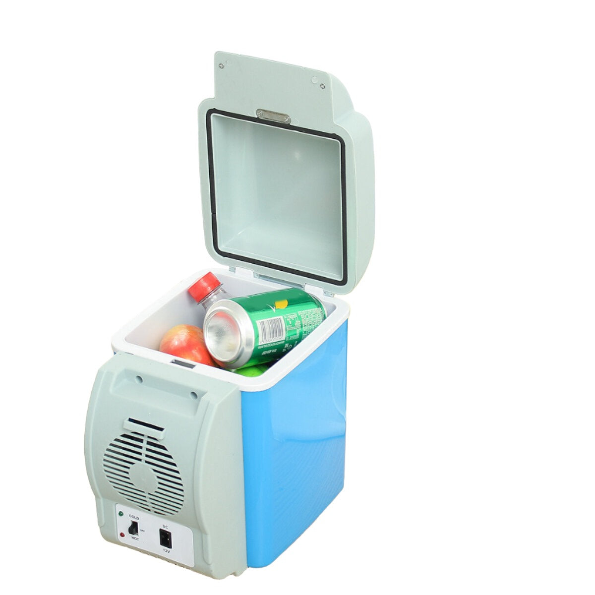 12V 7.5L Portable Vehicle Refrigerator - Dual-use Heating & Cooling Freezer for Outdoor Camping & Travel