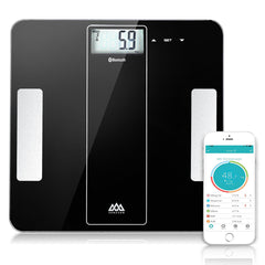 Bluetooth Body Fat Scale - Smart Digital Wireless Weight Analyzer for Bathroom