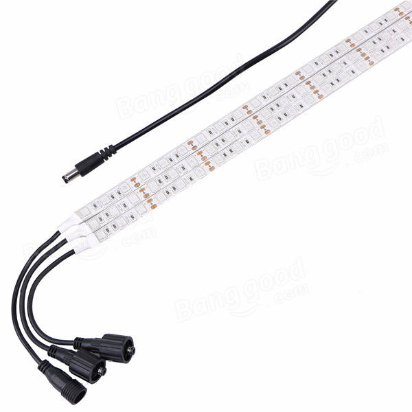 18W LED Grow String Light - 75 Red & 15 Blue, Waterproof, 12V Plug for Greenhouse Plant Growth