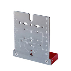 35mm Hinge Jig for Door Cabinets - Concealed Hinge Hole Template, Aluminium Alloy Drill Guide Locator Tool