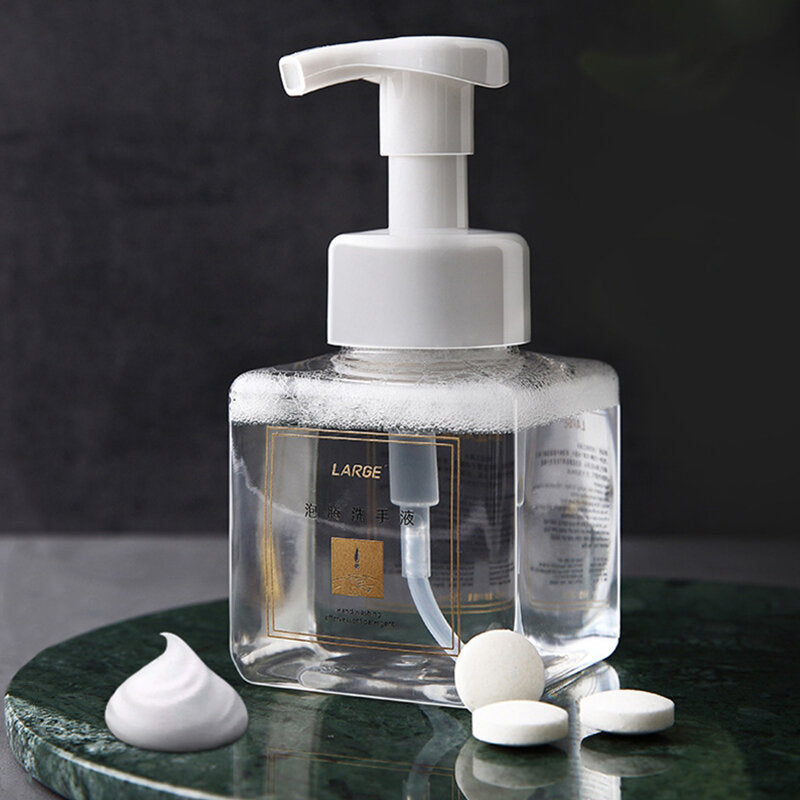 250ML Plastic Foaming Hand Sanitizer & Shower Gel Bottles for Travel, Camping, Daily Use