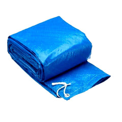 Circular Swimming Pool Cover Roller for 8/10/12 ft Diameter Family Garden Pools - Durable Tarpaulin Sheet