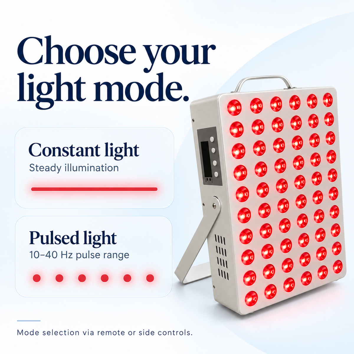 7HW EmberPro Tabletop Red Light Panel for Face, Skin & Sore Muscles