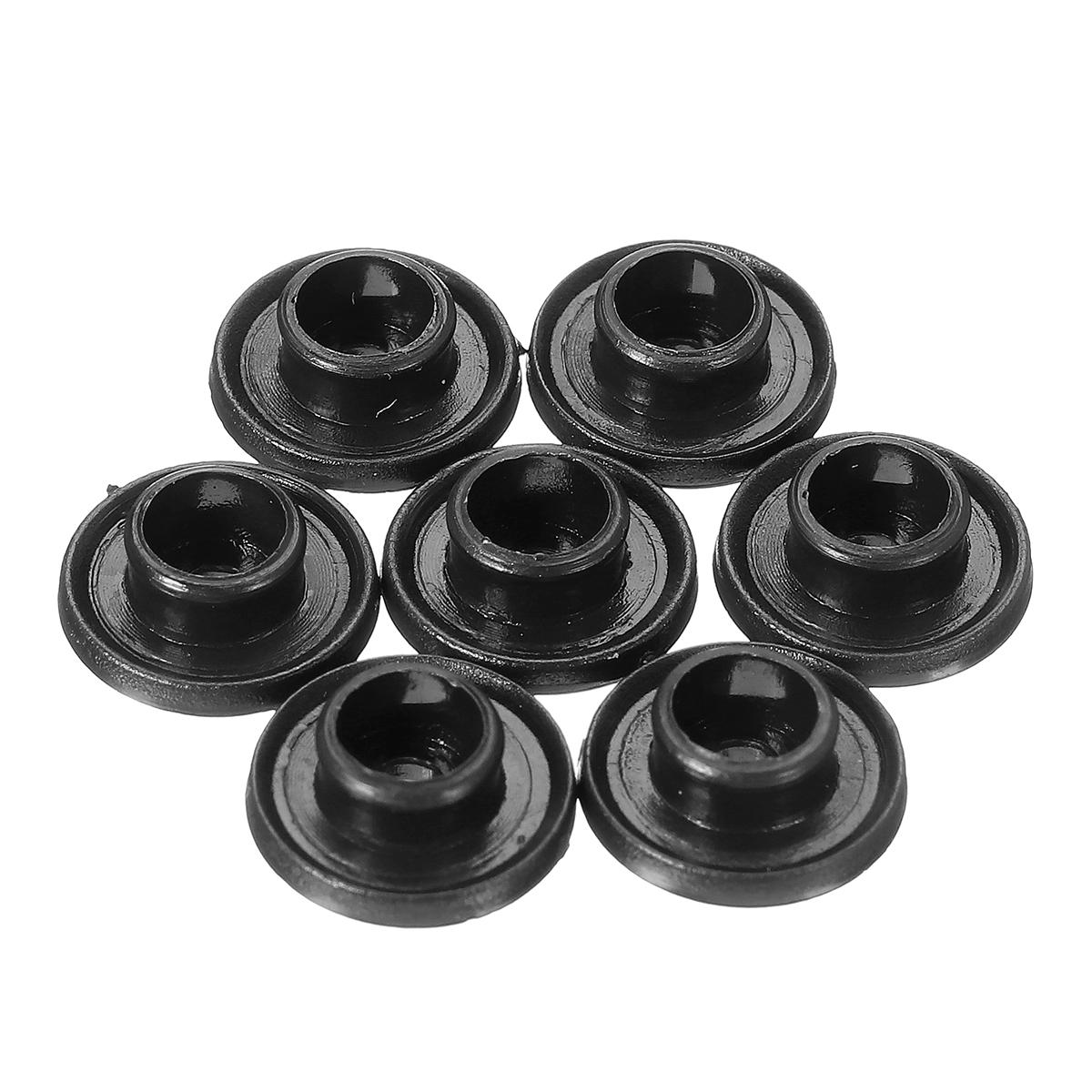 1000PCS T3/T5/T8 Black Resin Snap Buttons for Cloth Diapers and Crafts