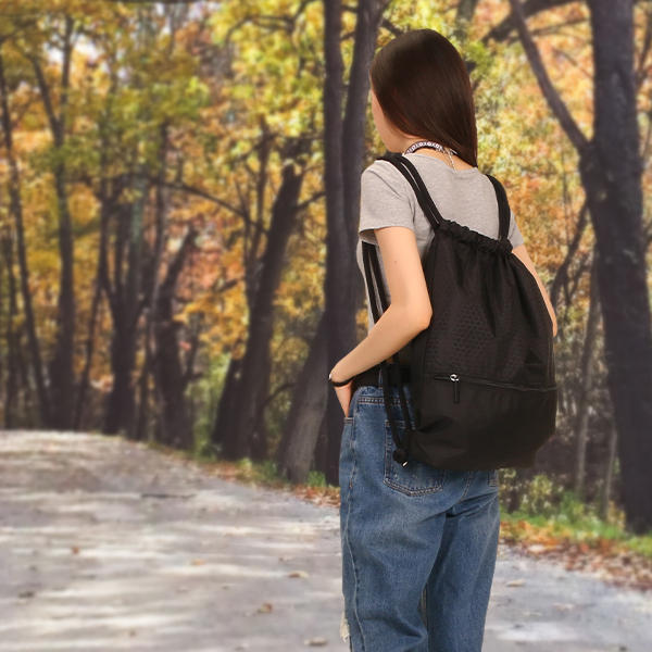 Wasserdichte, leichte Reisetasche mit Kordelzug für Schwimmen, Fitnessstudio, Yoga und Schule