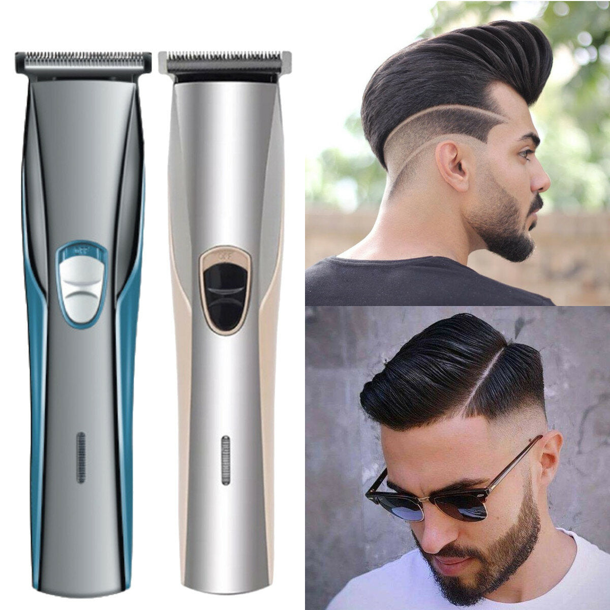 Vintage T-shaped Electric Hair Clipper, Two-Speed Razor for Adults, Salon-Quality Engraving Clipper