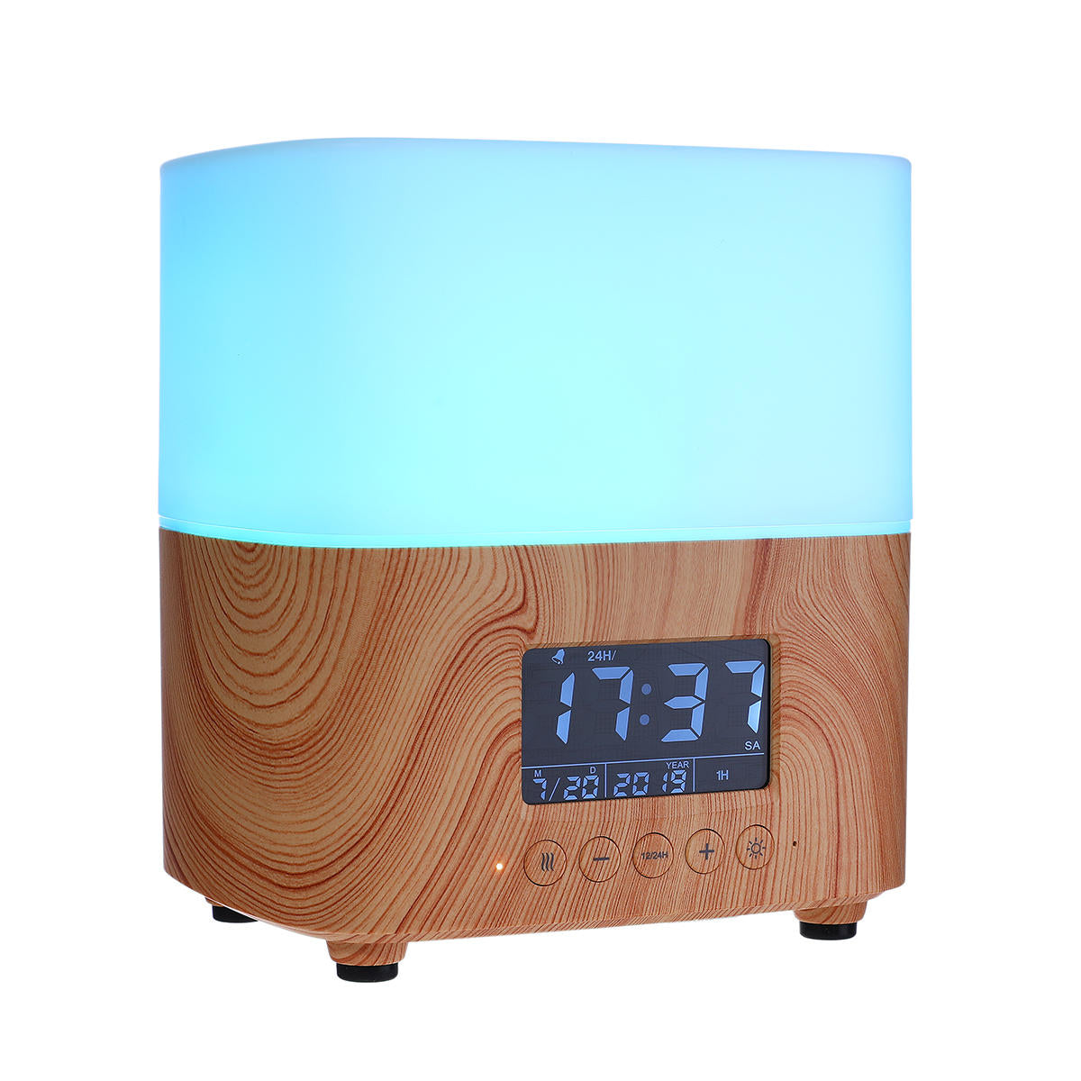 300ML Essential Oil Diffuser with Digital Clock, 7-Color LED, Ultimate Aromatherapy, Perfect Gift