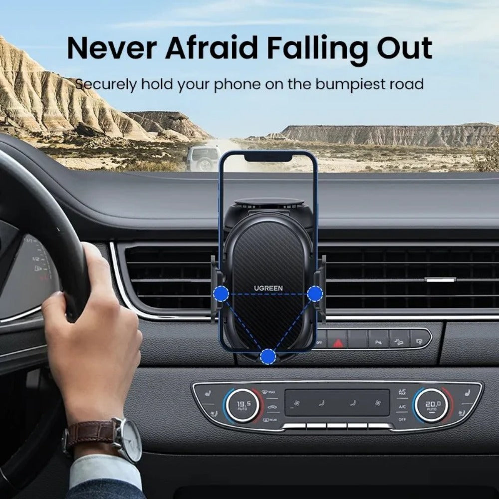 Waterfall Suction Cup Car Phone Holder for iPhone 14/13 Pro, Samsung, Xiaomi