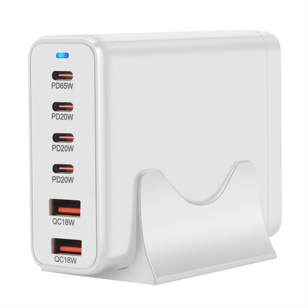 155 W GaN 6-Port USB PD-Ladegerät, Schnellladen für iPhone, Samsung, Huawei, Xiaomi