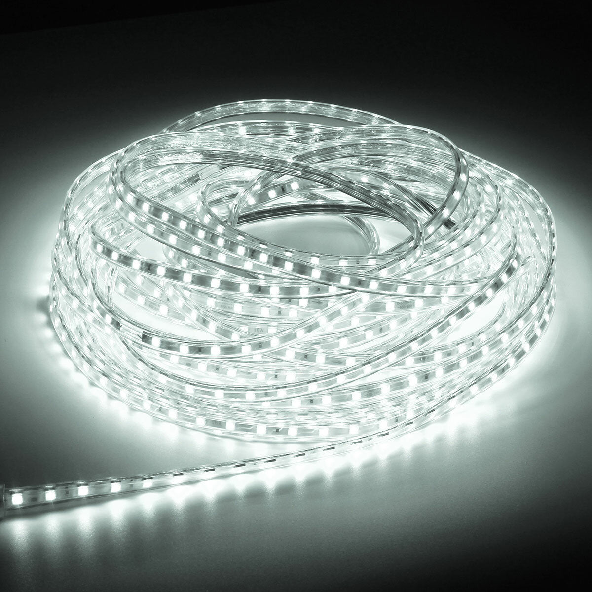 220V 14M 5050 LED SMD wasserdicht Outdoor flexible Band Seil Streifen Licht für Weihnachten