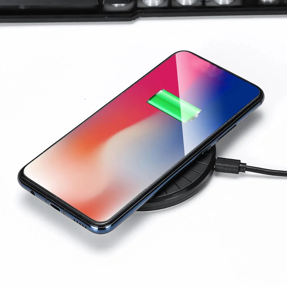 10W Wireless QI Fast Charger Stand for Samsung Galaxy Note 9, S8, S9, S10, iPhone X, XS Max, 8 Plus