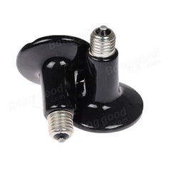 110V Black Infrared Ceramic Heat Emitter Lamp Bulb - 25W/50W/75W/100W for Reptile Pet Brooder