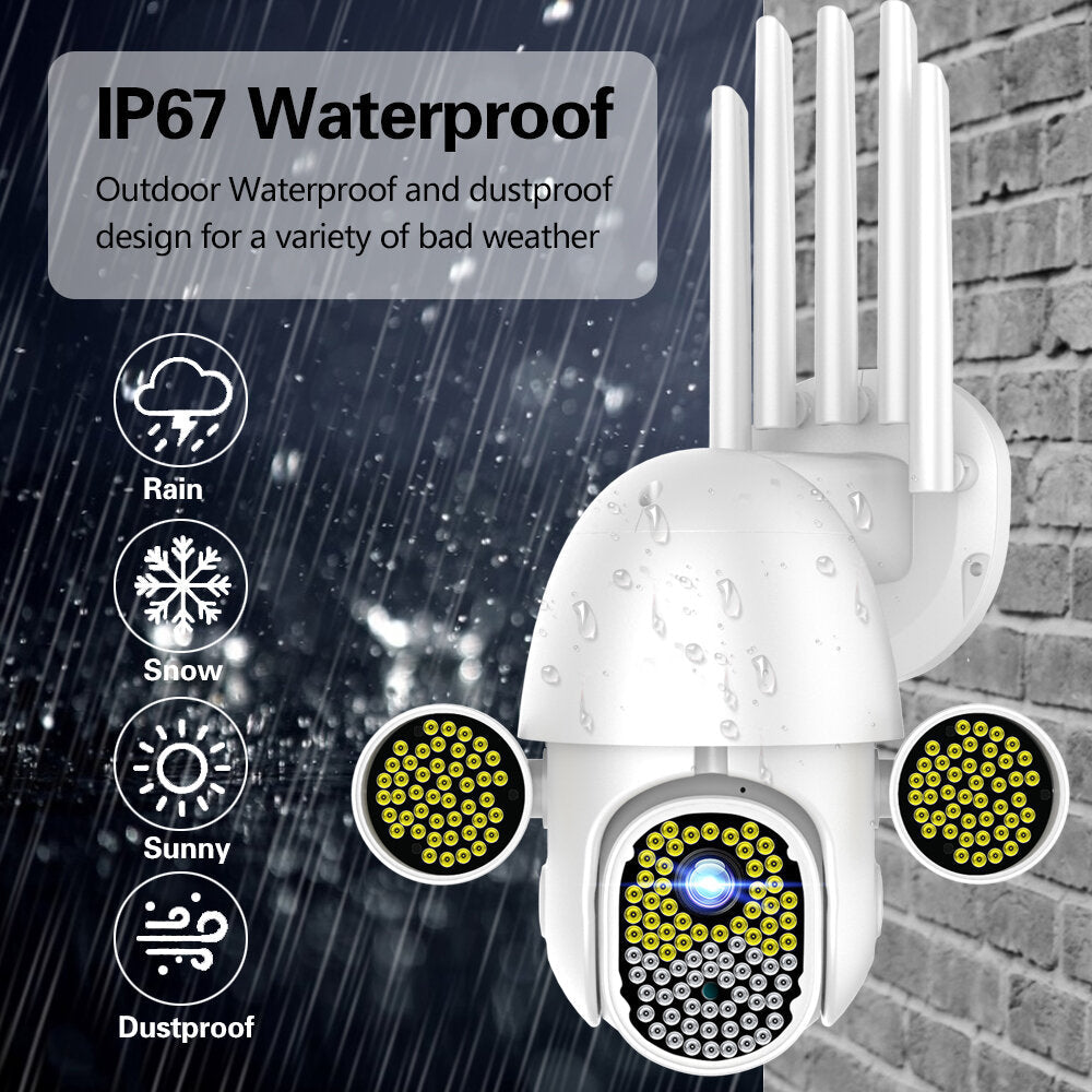 172 LED 1080P 2MP Wireless IP Camera Outdoor Speed Dome, IP66 Waterproof, 360 Degree Pan Tilt Zoom, IR Night Vision, CCTV Surveillance