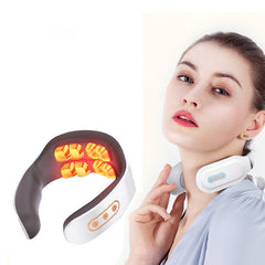 Intelligent AIR Neck Massager with 16 Gears & 4 Modes for Shoulder and Neck Relaxation