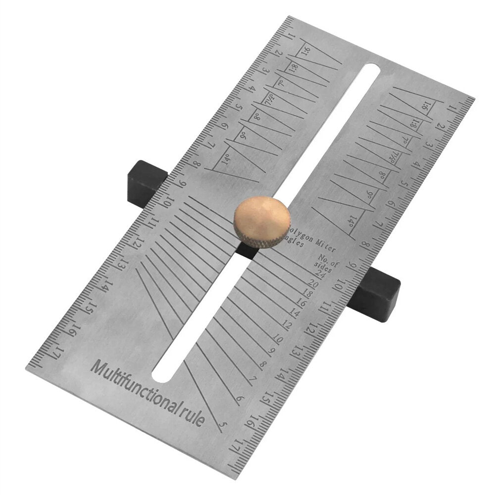 Best T-Type Square Ruler for Woodworking - Stainless Steel Marking Gauge