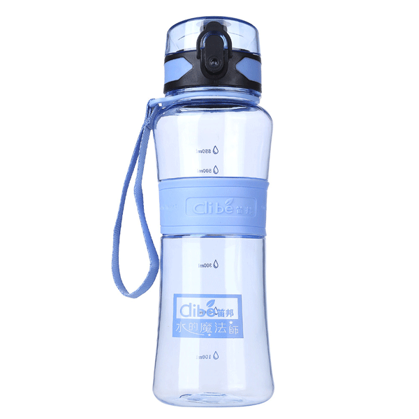 Leak-proof High Capacity Sport Water Bottle with Seal Nozzle, Cover, and Filter for Bicycle Travel