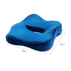 Winter Non-Slip Memory Foam Butterfly Cushion for Home & Office - Plush Decompression Seat Pad