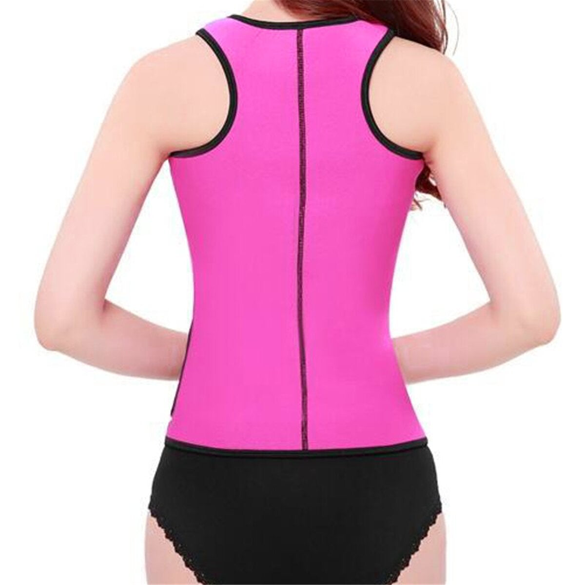 Women's Adjustable Sauna Slimming Sweat Belt Vest - Waist Shaper Tank Top for Fitness & Yoga