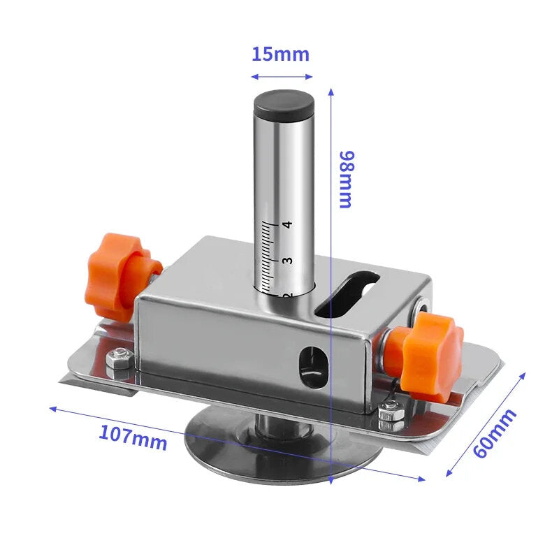 Stainless Steel Woodworking Marking Tool - Multi-Functional & Retractable