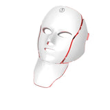 Wireless 7-Color LED Photon Therapy Face & Neck Mask - Rechargeable Facial Lifting & Skin Care Tool for Anti-Aging & Acne