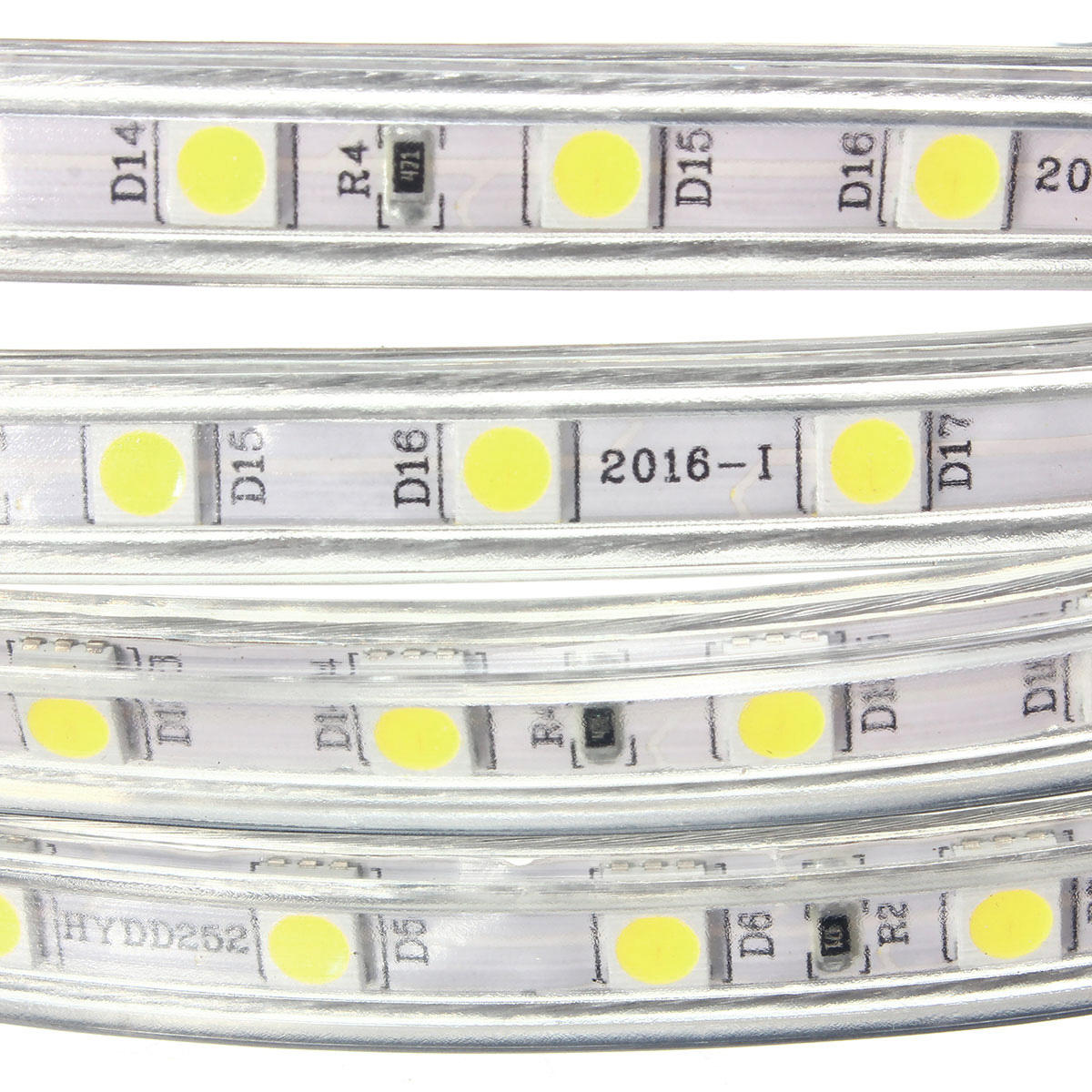 220V 14M 5050 LED SMD wasserdicht Outdoor flexible Band Seil Streifen Licht für Weihnachten