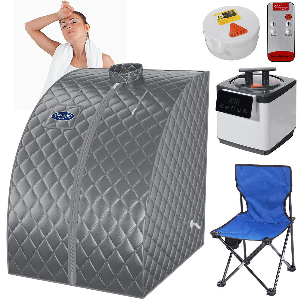 Portable Personal Steam Sauna Spa for Home Use - Relaxation and Detox Therapy