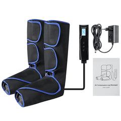 3-Speed Heating Leg Massager with Digital Display, 1.8M Line, Pneumatic Physiotherapy Device