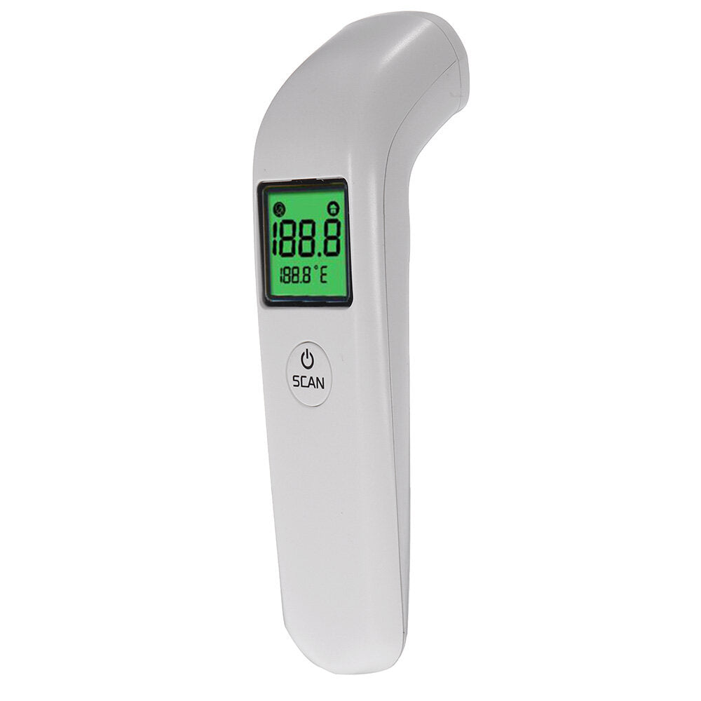 Portable Non-Contact Infrared Forehead Thermometer - LCD Digital, Adult & Baby Body Temperature Measurement