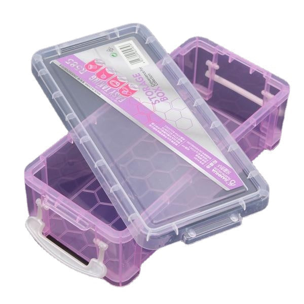 Plastic Cosmetic Nail Art Pill Storage Organizer Case Box