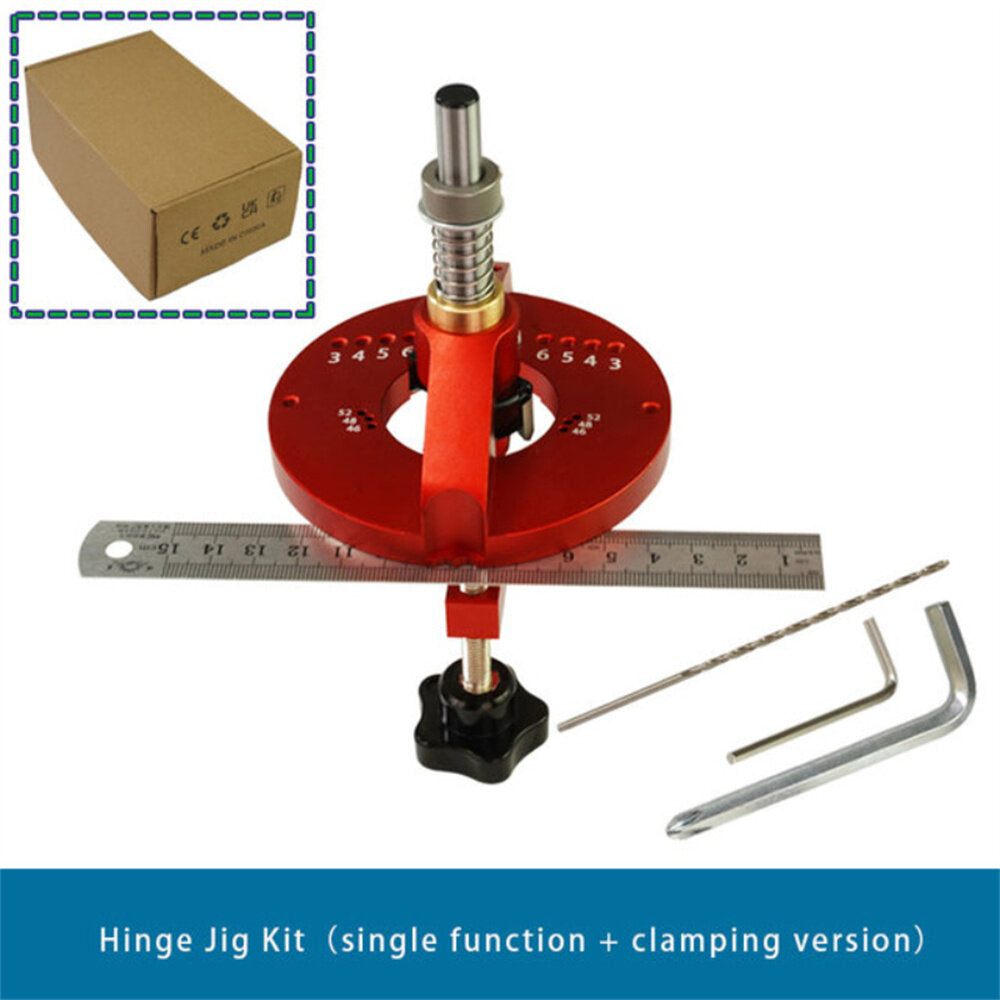 35 mm multifunktionale Scharnierlochlehre, Lochbohrführung, Forstnerbohrer, Holzschneider für Schreiner, Holzbearbeitung, Heimwerkerwerkzeuge