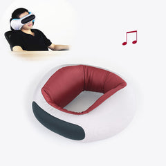 Annular Wireless Bluetooth Music Earphone Travel Nap Pillow - Neck Protecting Pillow