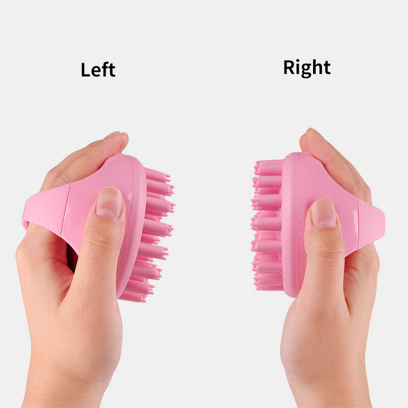 Soft Silicone Hair Scalp Massager Brush for Shampoo, Dandruff, and Exfoliating Treatment