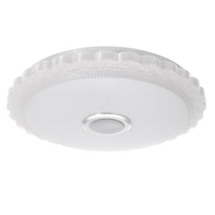 100-240V LED Ceiling Light with Bluetooth Speaker, Dimmable Music Lamp for Home Party, APP Remote Control