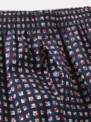 Atmungsaktive Boxershorts für Herren aus 100 % Baumwolle mit lockerer Passform und Home Arrow-Print