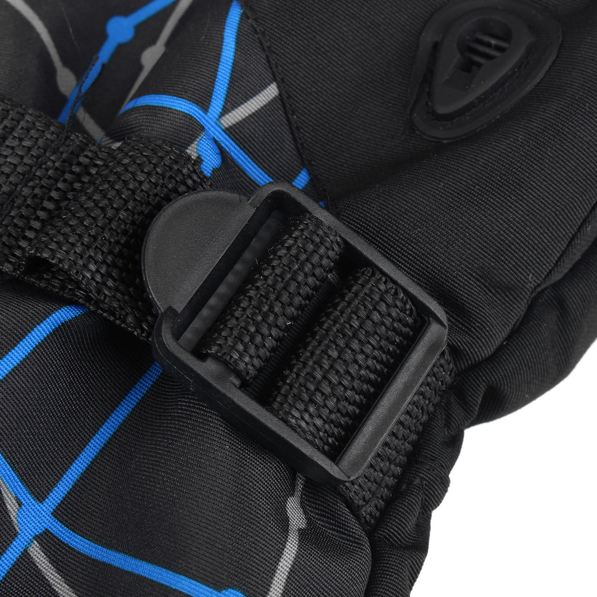 Men's Waterproof Thermal Winter Skiing Gloves - Warm Snowboard, Running, and Bike Mittens