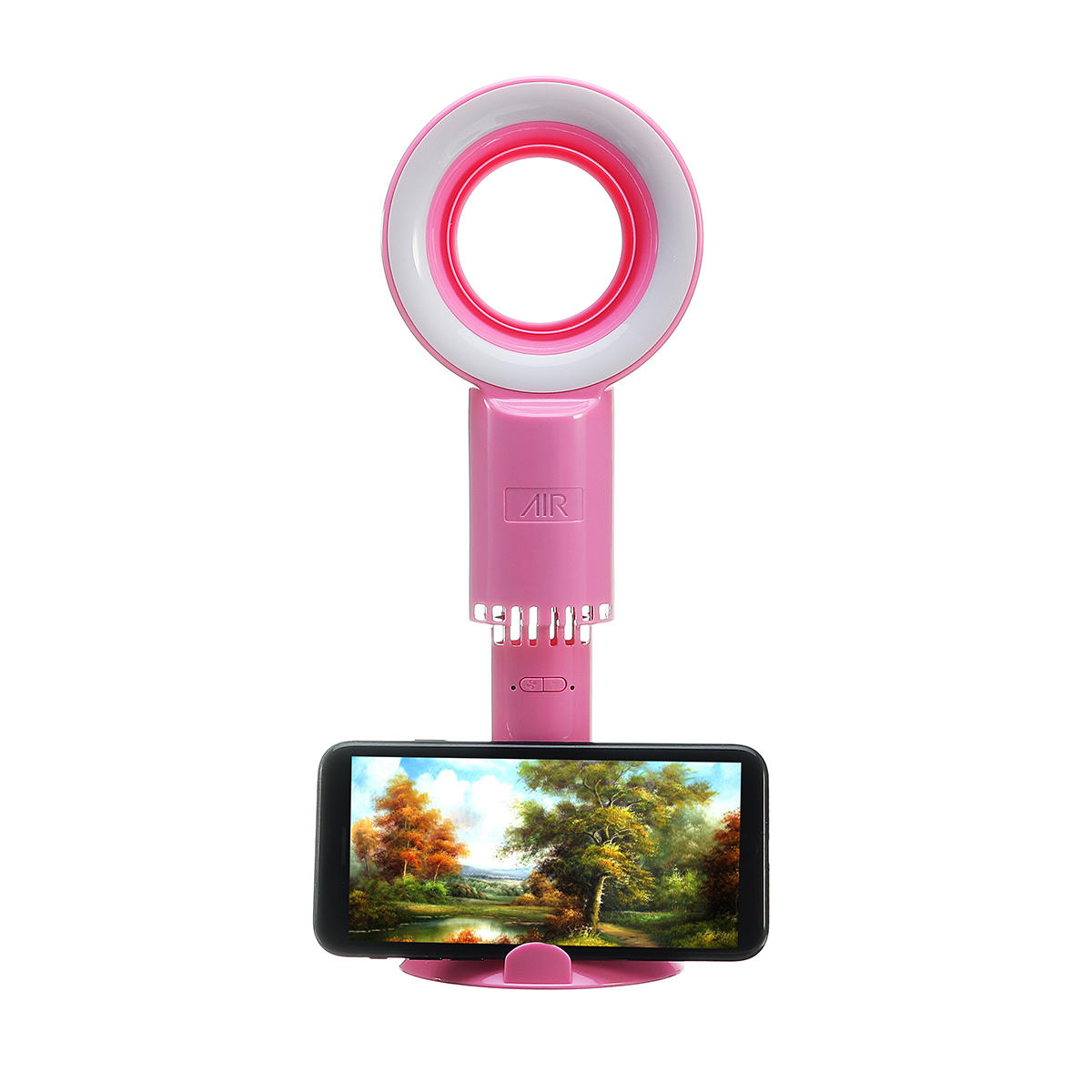 7W USB Rechargeable Handheld Mini Leafless Fan - Portable and Powerful Cooling