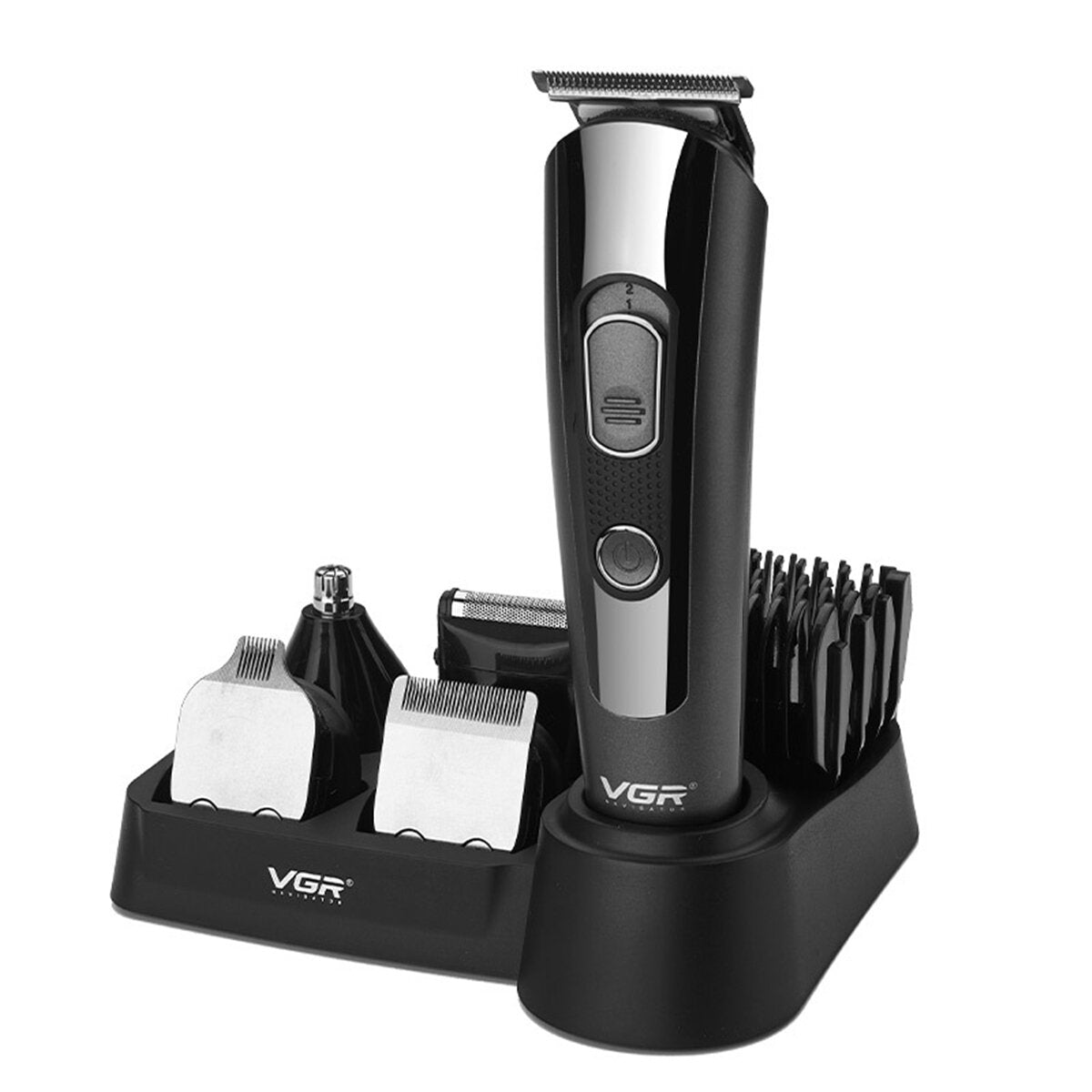 Cordless Professional Hair Clippers & Trimmer - Shaving Machine for Cutting, Barbering, and Beard Grooming