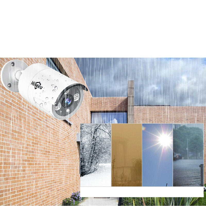 3.0MP POE Mini Bullet IP Camera, ONVIF P2P, IP66 Waterproof, Outdoor, IR CUT, Night Vision