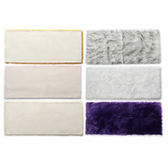 150x60cm Faux Sheepskin Fur Area Rug - Soft Wool Shaggy Carpet for Bedside, Sofa, Living Room, Bedroom Decor