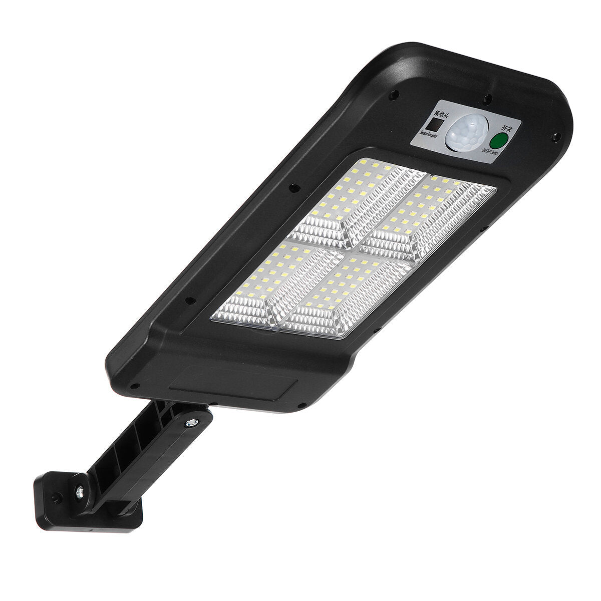 128 LED Solar-Powered Street Light with Remote Control and Motion Sensor for Rural Areas